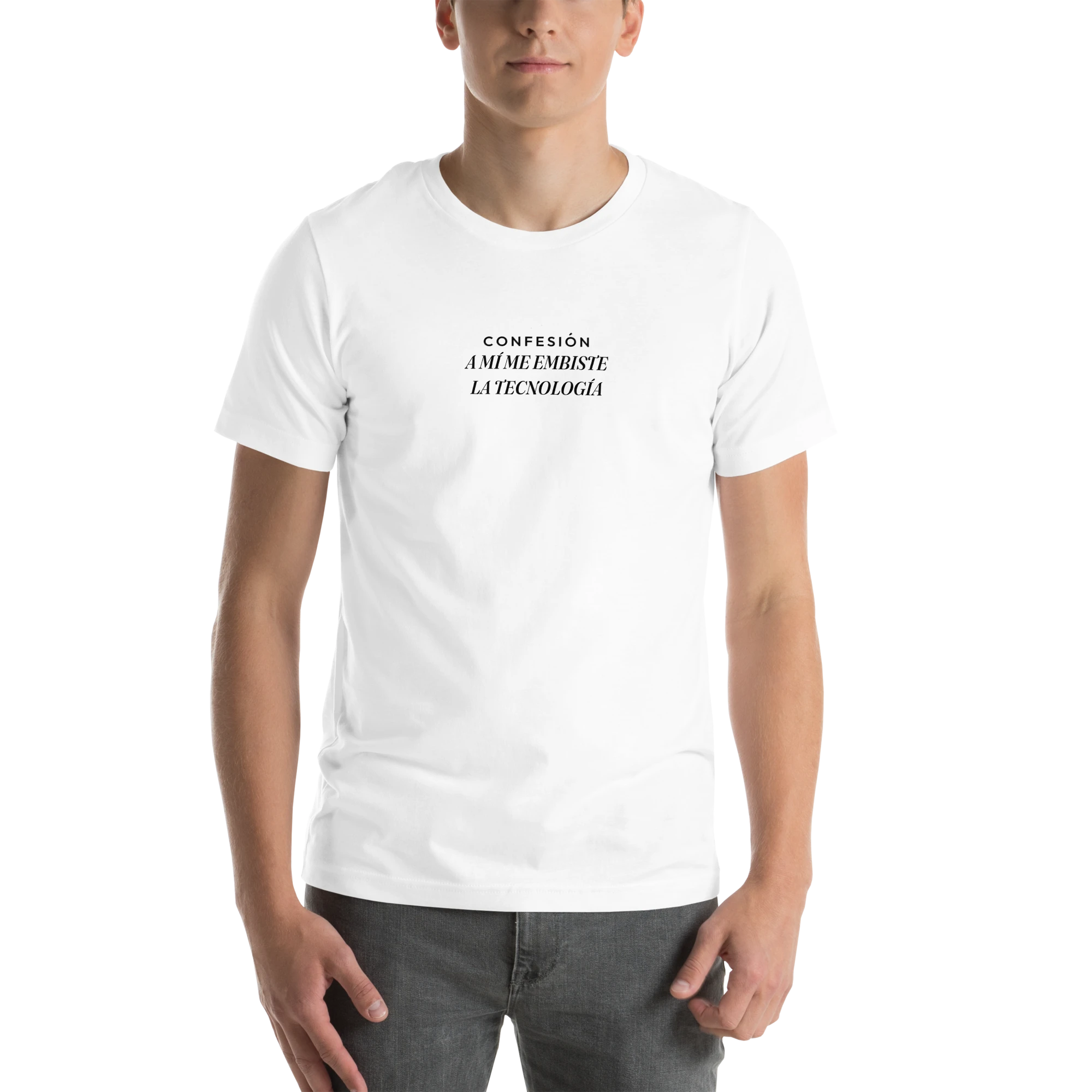 A MÍ ME EMBISTE LA TECNOLOGÍA Tee - Image 6