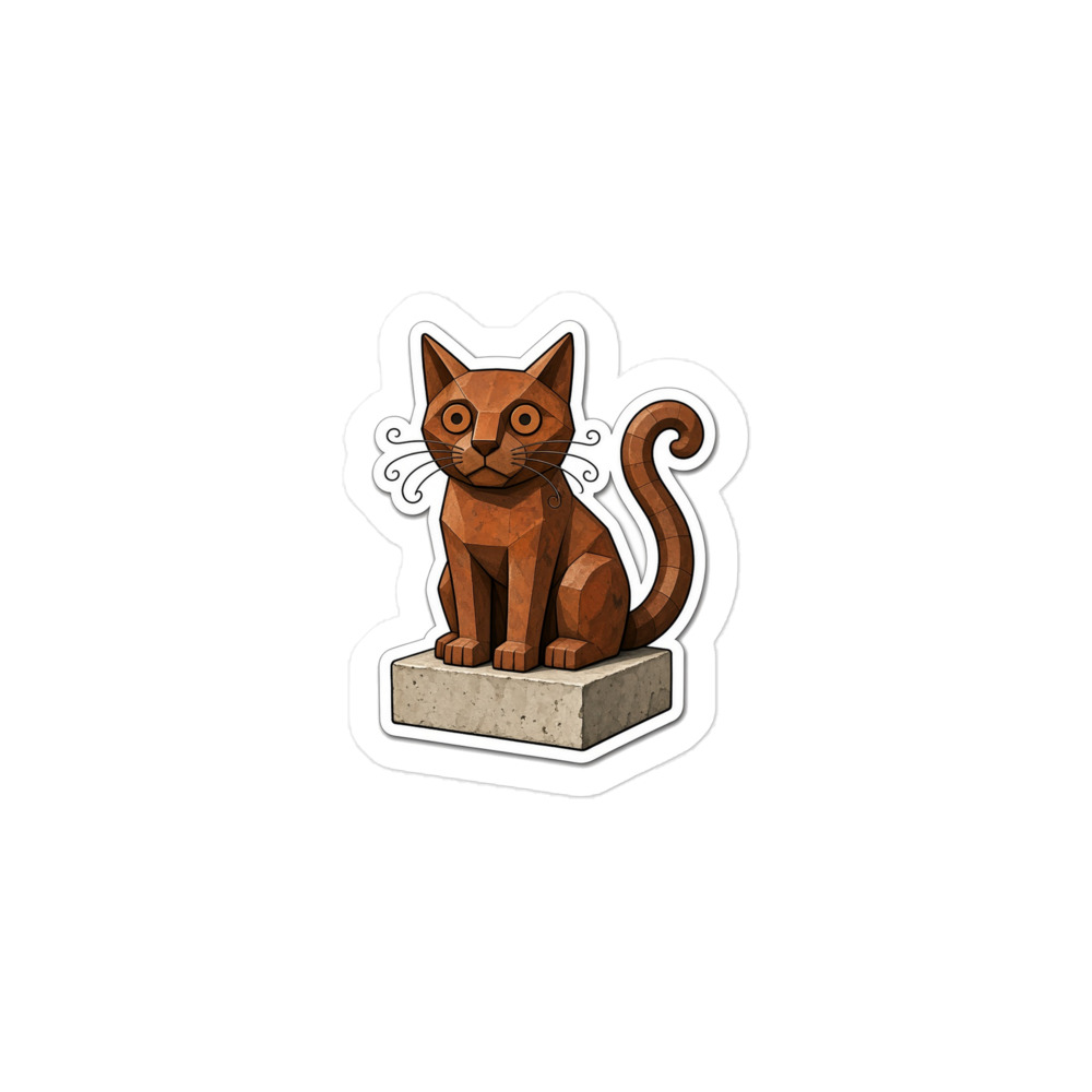 Gato de Botero sticker
