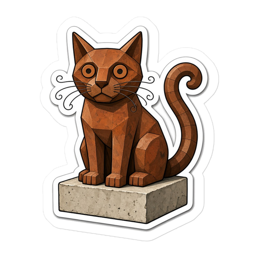 STICKER - Gato de Botero - Image 3