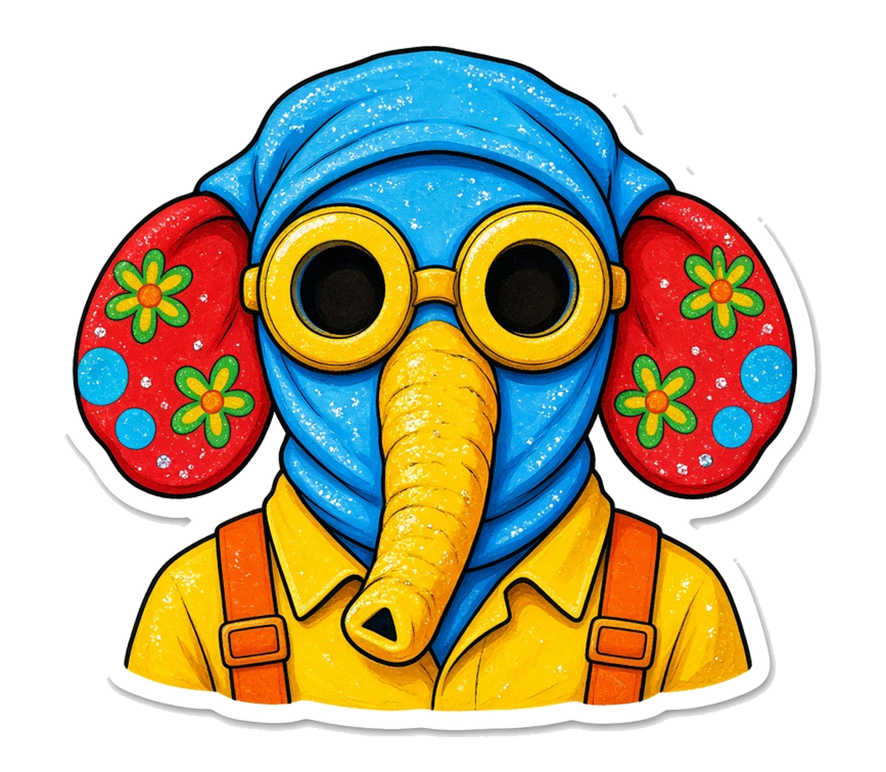 Marimonda mask sticker